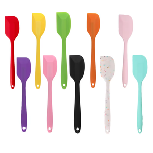 Factory 8in 27.5cm Large Food-Grade <b>Silicone</b> Dishwasher Safe Cake Scraper Kitchen Spatula Set <b>Baking</b> & Pastry Tools Gadgets - Product Image 1
