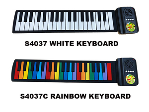 Piano numérique portable 37 touches en silicone pour enfants, pliable, électronique, jouet musical, vente en gros d'usine - Product Image 5