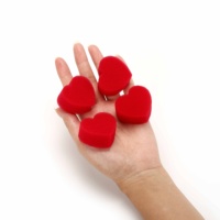 5 pièces/ensemble multipliant l'éponge coeurs tours de magie saint valentin ou mariage gros plan scène accessoires magiques accessoires magiques enfant jouets