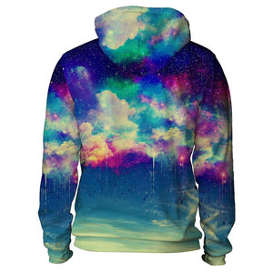 Venta al por mayor de poliéster personalizado de alta calidad de la sublimación pulóver más tamaño de los hombres Zip up sudaderas con capucha y sudaderas - Product Image 4