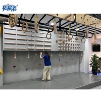 Mur d'escalade écologique intérieur/extérieur pour l'entraînement de force, idéal pour la maison, les parcs et les parcs d'aventure