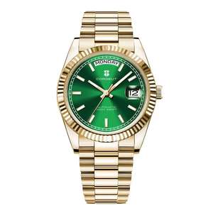 Stile di lusso <span class=keywords><strong>orologio</strong></span> d'<span class=keywords><strong>oro</strong></span> compatibile con il giorno di visualizzazione movimento automatico Design elegante a prezzi accessibili per gli uomini e le donne - Product Image 4