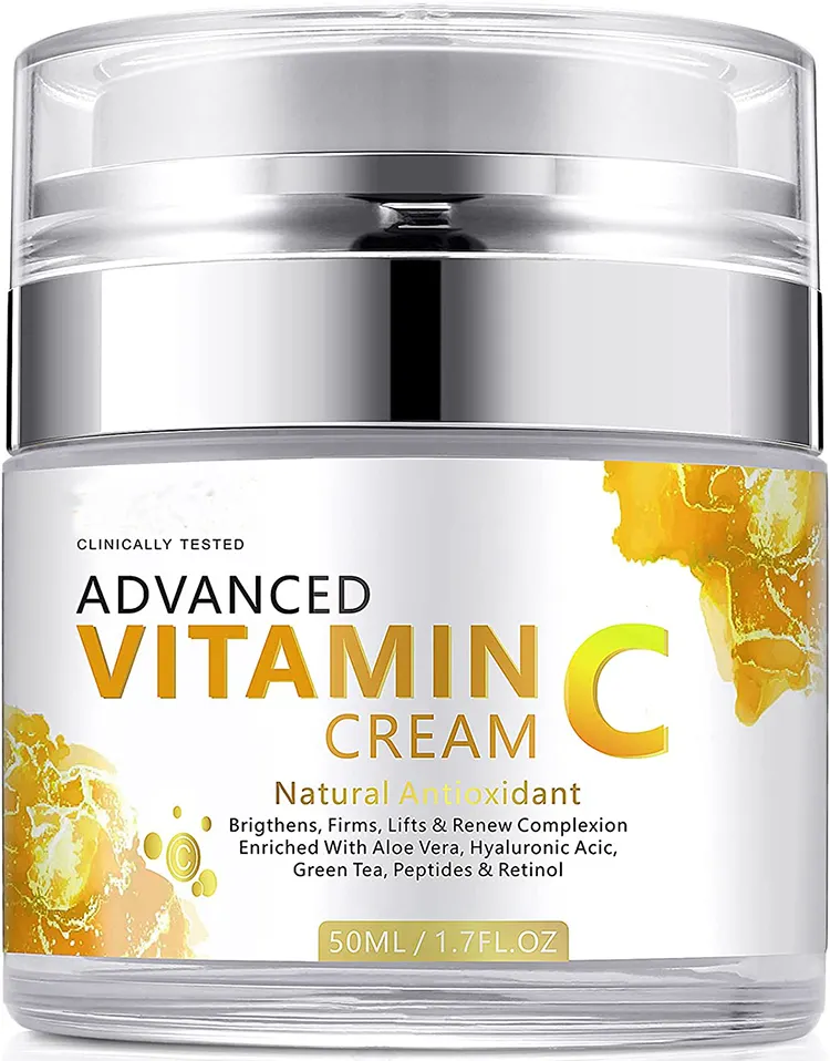 High quality 2022 hot sale best selling black skin whitening brightening vitamin c face cream