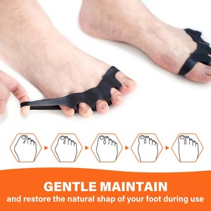 Mới Gel bunion Corrector chồng chéo búa Toe ép tóc cáng Set mềm Toe separators separador de dedos - Product Image 6