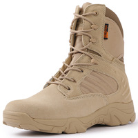 Chaussures de sport grande taille transfrontalières Delta, bottes tactiques montantes, bottes de randonnée tactiques, bottes de désert pour l'extérieur, fabriquées en Chine, modèle