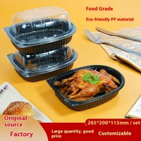 Échantillon GRATUIT JIANXIN Boîte à lunch rectangulaire jetable en PP de qualité alimentaire pour gelée, personnalisable, pour plats à emporter, traitement OEM/ODM