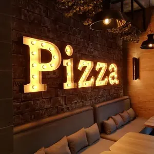 JAGUARS IGN Hersteller Custom Restaurant Festzelt Buchstaben Wand montage LED Light Up Letters Shop Dekor