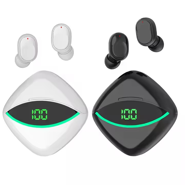 New Eye Design Bluetooth Earbuds with Led Digital Display Tws Sports Earphones In Ear Headset Microphone  Long Playtime Earbuds