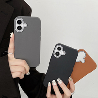 Nouvelle coque de téléphone en TPU 2026, toucher doux, anti-traces de doigts, antichoc, avec cadre métallique pour appareil photo, pour iPhone 18 17 16 Pro Max
