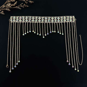 Diadema con Flecos de Diamantes de Imitación, Estilo Europeo Americano Vintage, Tiaras de Boda para Mujer, Color Personalizado, para Escenario - Product Image 4