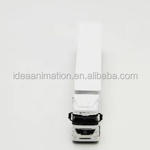 Modèle de camion conteneur miniature en métal sur mesure 1/87 en fonte sous pression - Product Image 2