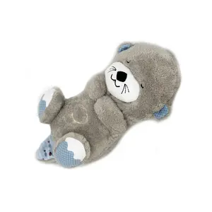 Hot Sale Baby Plush Bedtime Soothe 'N Snuggle Otter Breathing Otter Plush Stuffed Toys