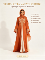 Robe longue arabe du Moyen-Orient avec broderie patchwork, style ethnique, vêtements pour femmes, polyester, hiver/automne/été
