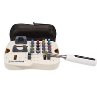 Kit chirurgical d'implants dentaires électriques XIEJIAN - Certifié CE/ISO, garantie 1 an, Classe I, 16 tournevis et clé dynamométrique électrique