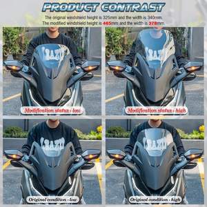 Pare-Brise Moto XXUN pour Honda <span class=keywords><strong>Forza</strong></span> NSS350 2021 2022 <span class=keywords><strong>2023</strong></span> Déflecteur de Vent - Product Image 4