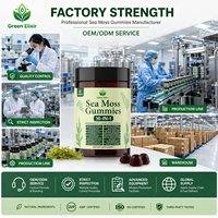 Gummies d'herbes vertes Elixir de mer sauvage, suppléments vitaminés 16-en-1, qualité alimentaire, certifiés Halal/Kosher, 30 unités, lot de 2 – Meilleures ventes