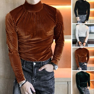 Suéter de Cuello Alto de Cachemira para Hombre, Jersey de Cachemira y Algodón para Hombre, Jersey de Punto para Otoño e Invierno - Product Image 3