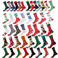 Chaussettes en coton épais de Noël, chaussettes en polaire tendance unisexes, chaussettes confortables de qualité, nouveau design, chaussettes adorables