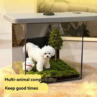 Kit de Proyector de Hologramas para Mascotas Personalizable y Moderno - Caja Conmemorativa Digital 3D para Gatos, Perros, Animales Pequeños y Aves (Plástico ABS)