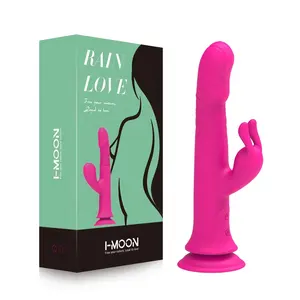 Vibrator Bergerak Dewasa Cina Mainan Seks Kelinci Vibrator untuk Wanita Stimulasi Vagina Klitoris Kelinci Vibrator Mainan Seks untuk Wanita