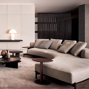 Alternative Designer Brands Poliformm Modular Sectional Sofa Genuine Leather Upholstered Modern Italian Style Premium <b>Comfort</b> - Product Image 2