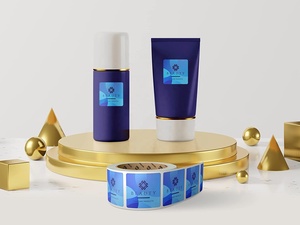 Không thấm nước Vòng dán tùy chỉnh cho doanh nghiệp chấp nhận Trắng Vinyl tùy chỉnh tự dính tên thương hiệu logo nhãn, KEYI-123 in - Product Image 4