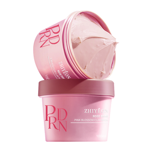 Masker Wajah tanah liat mawar merah muda Salmon PDRN organik Logo kustom Label pribadi untuk hidrasi Kulit Sensitif & ukuran sampel cahaya - Product Image 5