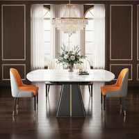 Hochwertiger Ausziehbarer Klappbarer Runder 8-Sitzer Esstisch Drehbar Platzsparend Elegantes Möbeldesign