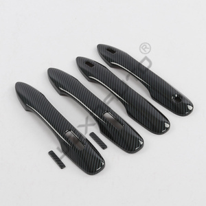 WZXD Exterior Carbon Fiber <b>Door</b> Handle Covers Protector <b>Trim</b> for A40 - Product Image 4