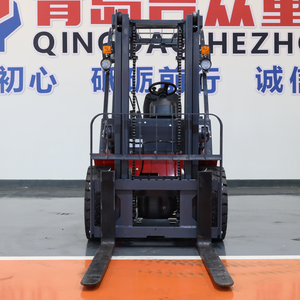 Harga Forklift Diesel CE Counterbalance 3-Ton Heavy-Duty Transmisi Otomatis Side Shifter Ban Solid Tinggi Angkat 3-7m - Product Image 3