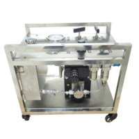 USUN modelo: WSAH80 300-600 Bar salida neumático presión hidrostática máquina de prueba para manguera