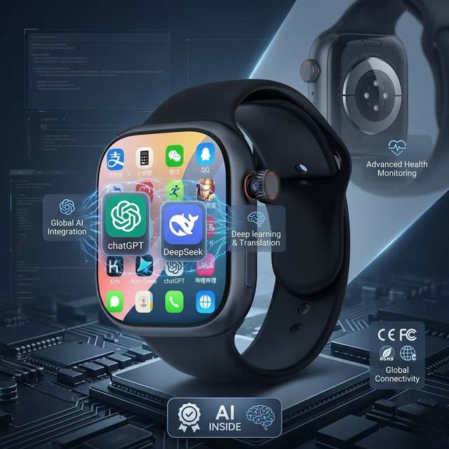 2026 5G Smart Watch with SIM Card, Camera & Blood Pressure Monitor, Android Waterproof for Men Women