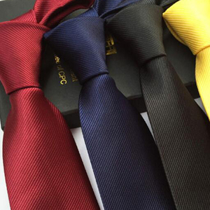 3.14inch Solid Color Silk Necktie Custom Design <strong>Ties</strong> for Men Daily <strong>Wear</strong> <strong>Red</strong> Blue Black <strong>Ties</strong> Wedding Formal Meeting - Product Image 5