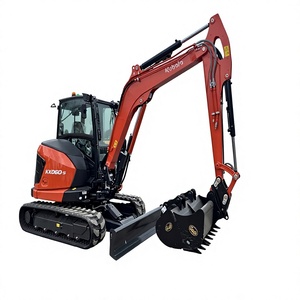 Mini-excavatrice sur chenilles à haut moment de charge, pompe hydraulique, boîte de vitesses, moteur, pour travaux de construction résidentielle et d'aménagement paysager - Product Image 1