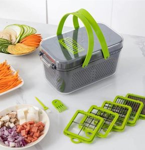 Venta al por mayor, nueva llegada, utensilio de cocina multifuncional 16 en 1, cortador manual de verduras, cebolla, pelador de patatas y frutas - Product Image 4
