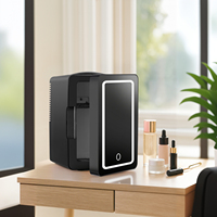 Mini réfrigérateur électrique portable 6L, petit congélateur pour la maison, le dortoir, les étudiants, les personnes célibataires, réfrigérateur de voiture en plastique