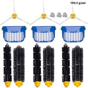 Para iRobot para <span class=keywords><strong>Roomba</strong></span> <span class=keywords><strong>600</strong></span>/700 Series Trapeador húmedo y seco Cepillo principal automático Juego de cepillos laterales Venta caliente para uso doméstico en garaje F - Product Image 5