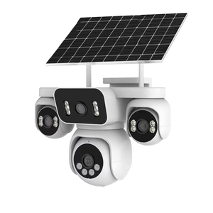 Cámara de Seguridad para el Hogar con Panel Solar, Batería de Bajo Consumo, 4G, PTZ, Red AOV, Seguimiento Exterior - Product Image 1