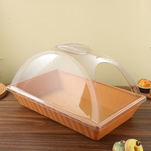 Estante para Pan Extraíble, Exhibidor Redondo y Rectangular para Galletas de Panadería, Herramienta de Exhibición de Alimentos para Cocina y Accesorios para Freidoras de Aire - Product Image 5