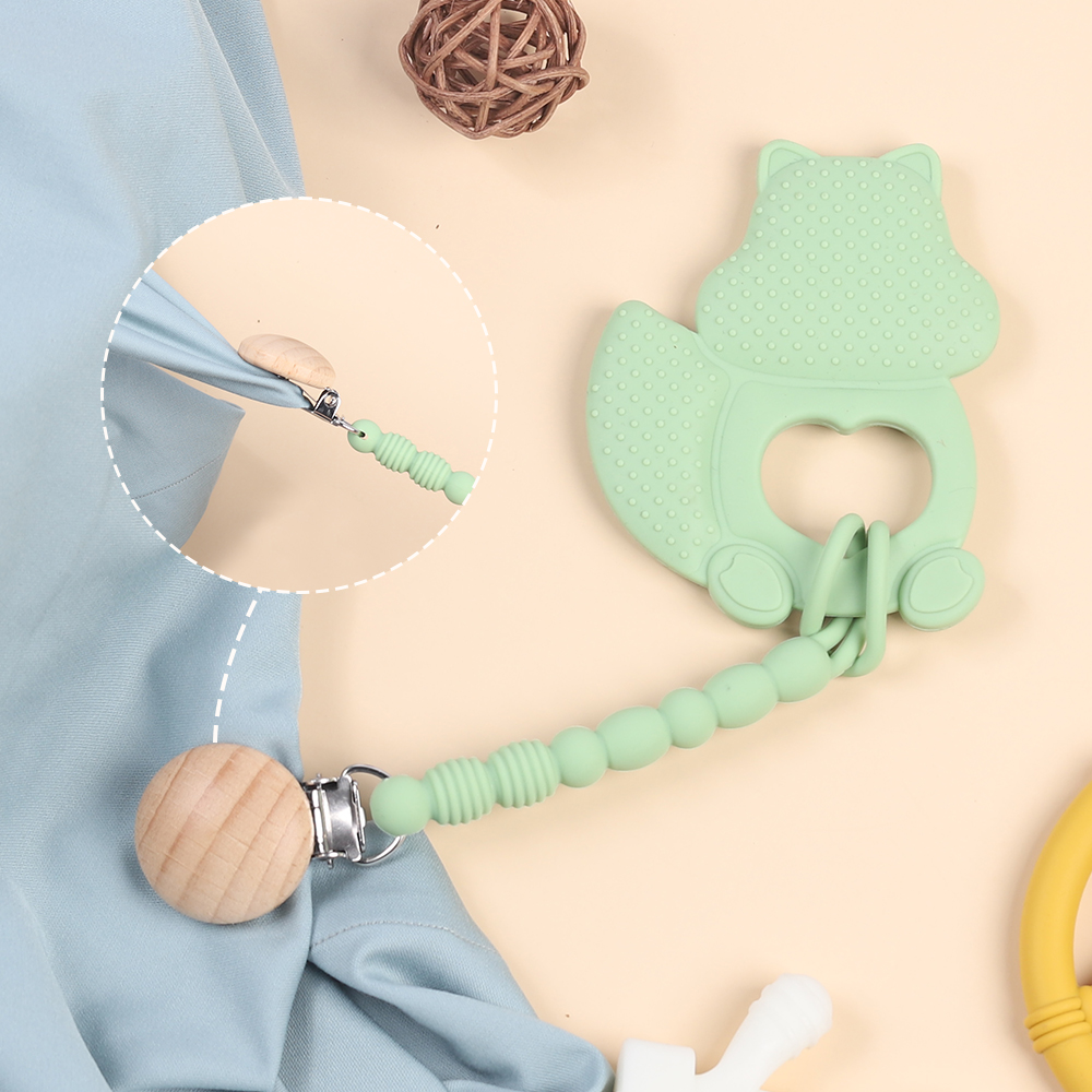 Силиконовая цепочка для прорезывания зубов Newsun, Товары для детей