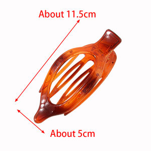 אופנה כפור שיער שטוח סיכת לנשים בציר שקוף מט duckbill שיער טופר בגודל גדול ponybed עבור שיער דק עבה - Product Image 6