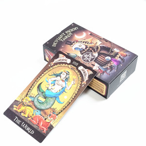 Vendita calda 12x7 tarocchi devianti luna inglese gioco da tavolo per il tempo libero con guida - Product Image 6