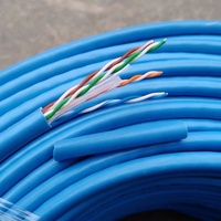 Venta al por mayor buen precio red Cat6 4pr 23awg Cable Ethernet Utp 100M 305m 1000ft del fabricante