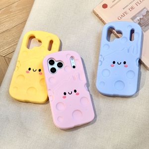 Coque de téléphone antichoc en gel de silicone avec motif de fromage de dessin animé <span class=keywords><strong>mignon</strong></span> pour <span class=keywords><strong>iPhone</strong></span> 17, 16, 14/15 Pro Max et 13 - Product Image 2