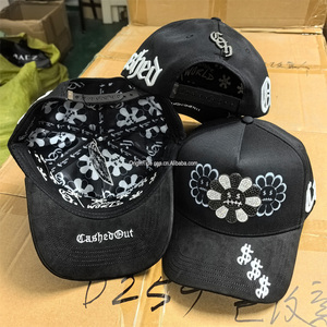Cappelli Baez Gorras G5 DH EI Barbas, Cappellino da Baseball in Camoscio Regolabile Unisex con Ricamo 3D, Spedizione Rapida, Cappelli Thirty One 31 - Product Image 6