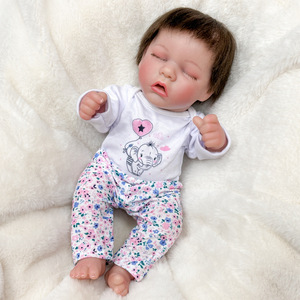 Muñeca de simulación de bebé gemelo de 12 pulgadas, novedad 2026, muñeca recién nacida de vinilo suave con piel pintada a mano, venta al por mayor - Product Image 5