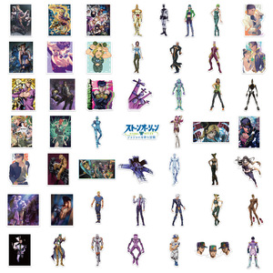 สติกเกอร์ลายการ์ตูนอนิเมะโจโจ้ บิสเซอเร แอดเวนเจอร์ สโตนโอเชียน 50 ชิ้น สำหรับติดแล็ปท็อป ขวดน้ำ กันน้ำ - Product Image 3