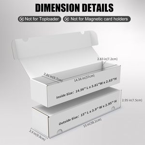 Cajas Rectangulares para Tarjetas Coleccionables, Regalos, Manualidades, Almacenamiento, Tipo Caja de Cartón - Product Image 2