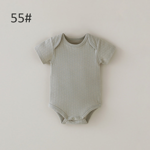 رومبير قصير لطيف للرضع جيد التهوية ومريح للأطفال الصغار بدلة من قطعة واحدة بدلة صيفية - Product Image 6