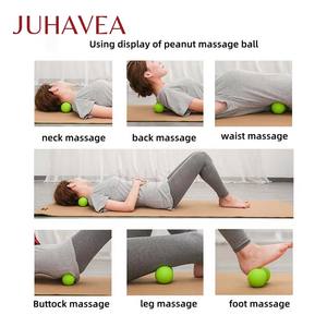 Herramienta de Masaje de Doble Bola con Forma de Cacahuete para la Estimulación Profunda de los Puntos de Acupuntura y la Relajación Muscular, Dirigida a la Espalda, Caderas y Piernas - Product Image 5